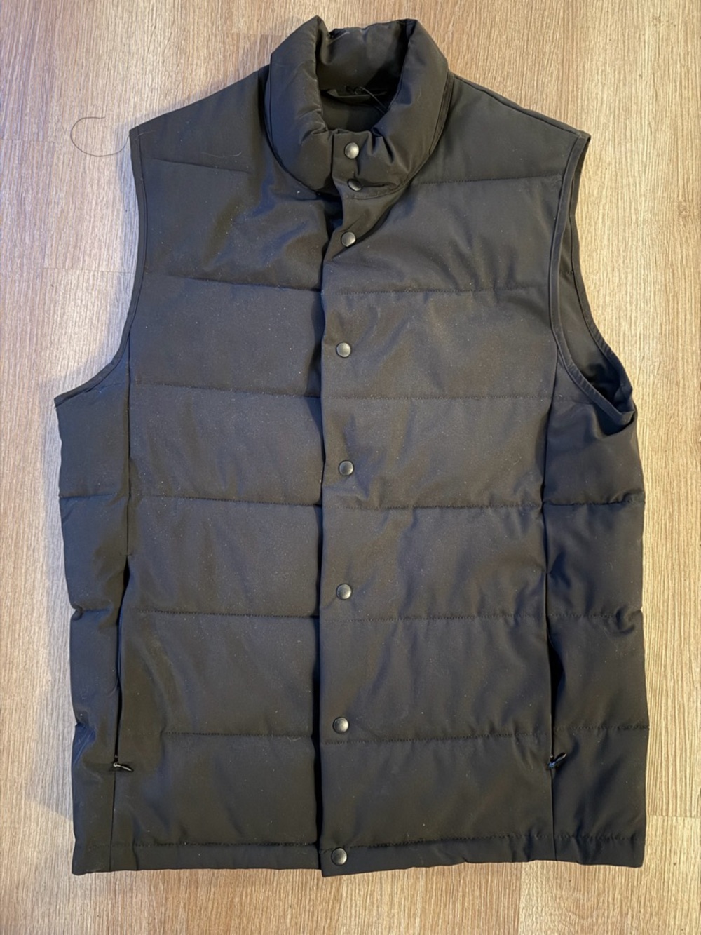 Zara Men's Black Puffer Vest - Lightweight Insulated Vest